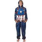 Marvel Superhero Adult Hooded Union Suit Costume Pajama For Men and Women