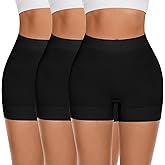 FRESBEIT Slip Shorts for Women Under Dress,Boyshorts Panties Anti Chafing Boyshorts Smooth Shapewear Shorts