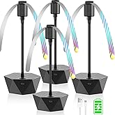 chemotex Fly Fans for Tables Rechargeable, Table Top Fly Spinner to Keep Flies Away from Food, Portable Fly Repellent Fan wit