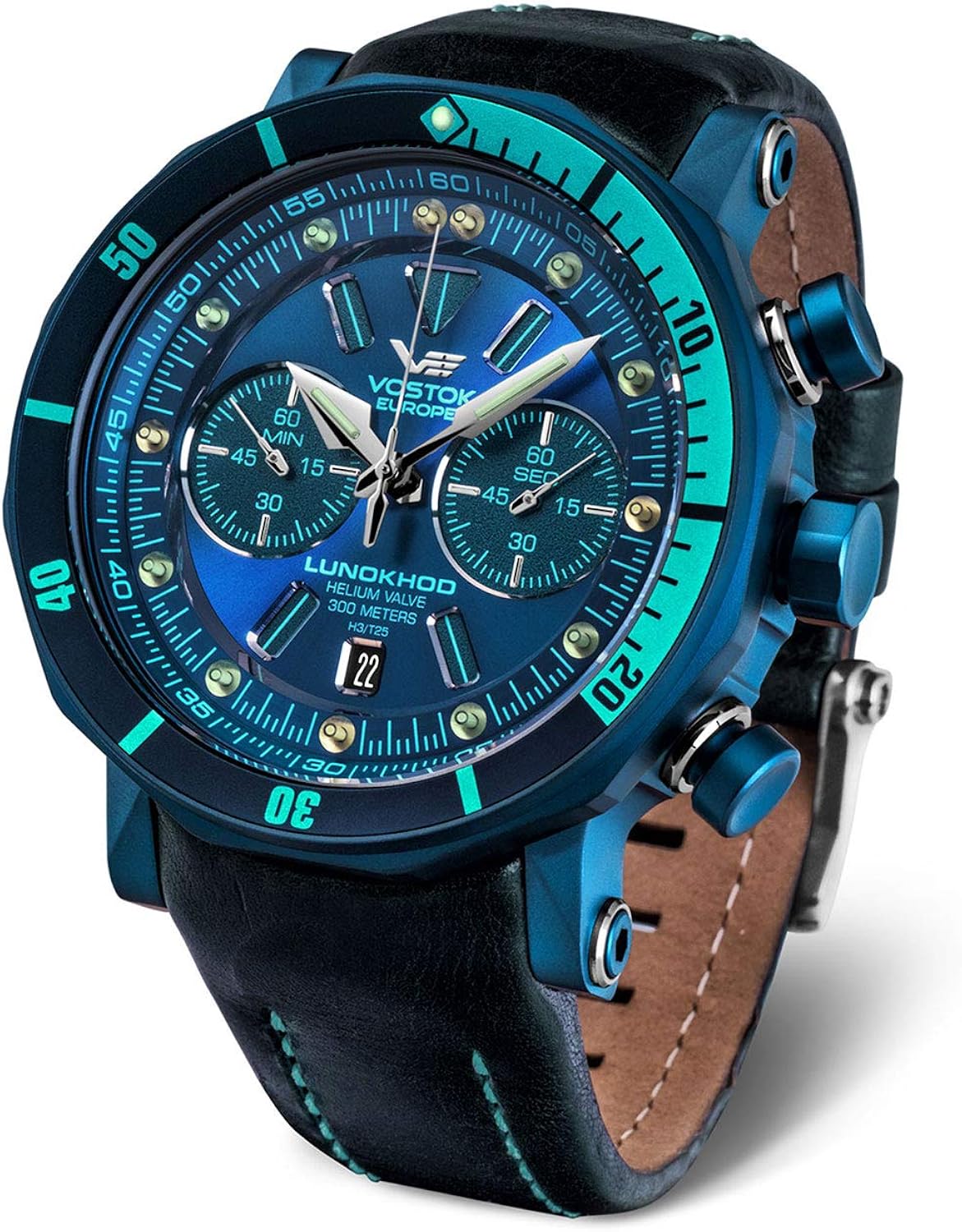 Vostok europe lunokhod 2 6S21620E278 Mens Quartz Watch Vostok Europe Watches