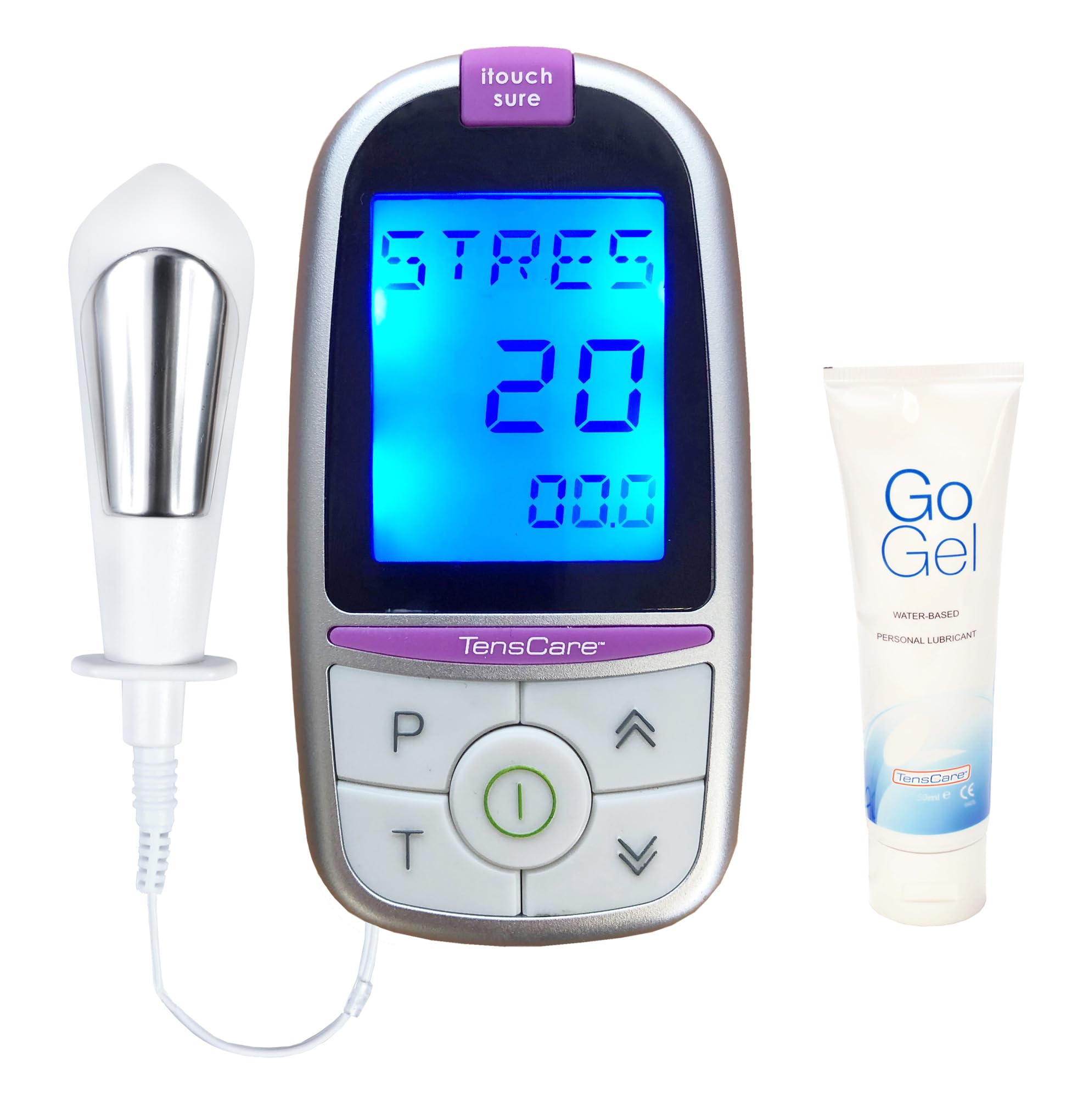 TensCare Pelvic Floor Exerciser + Go Gel - Water Based Lubricant