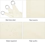 WOLTU Sun Shade Sail 2.5x3.5m Right Angle Water Resistant Polyester UV Block view 5