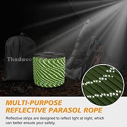 Thadavo 850Ib Reflective Paracord