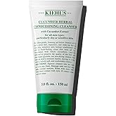Kiehl's Cucumber Herbal Conditioning Cleanser, Gentle Face Wash for Dry & Sensitive Skin, Leaves Skin Feeling Fresh, with Cucumber Extract & Glycerin, Non-drying Formula, All Skin Types - 5 fl oz