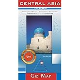 Central Asia Road Map - Southern Kazakhstan, Kyrgyzstan, Tajikistan, Turkmenistan (East), Uzbekistan (English and French Edition)