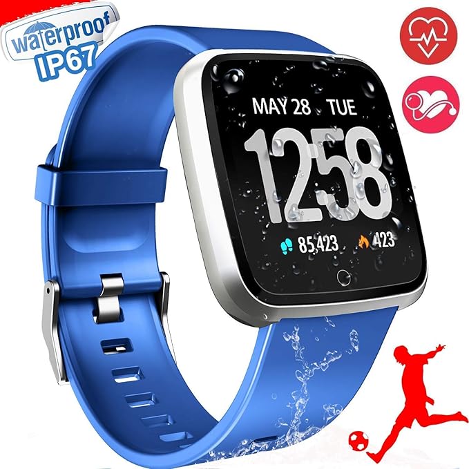 Smart Watch Waterproof Multisport Fitness Trackers For Women Men Smartwatches With Heart Rate Blood Pressure Sleep Monitor Pedometer Wearable Smart