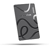 Pebblebee Card 5 | Rechargeable Bluetooth Wallet Tracker Card | Thin Eco-Friendly Alternative Tracking Card to Air Tag & Android Tracker | 18-Month Battery | Inbuilt Link Scan-to-Return & Phone Finder