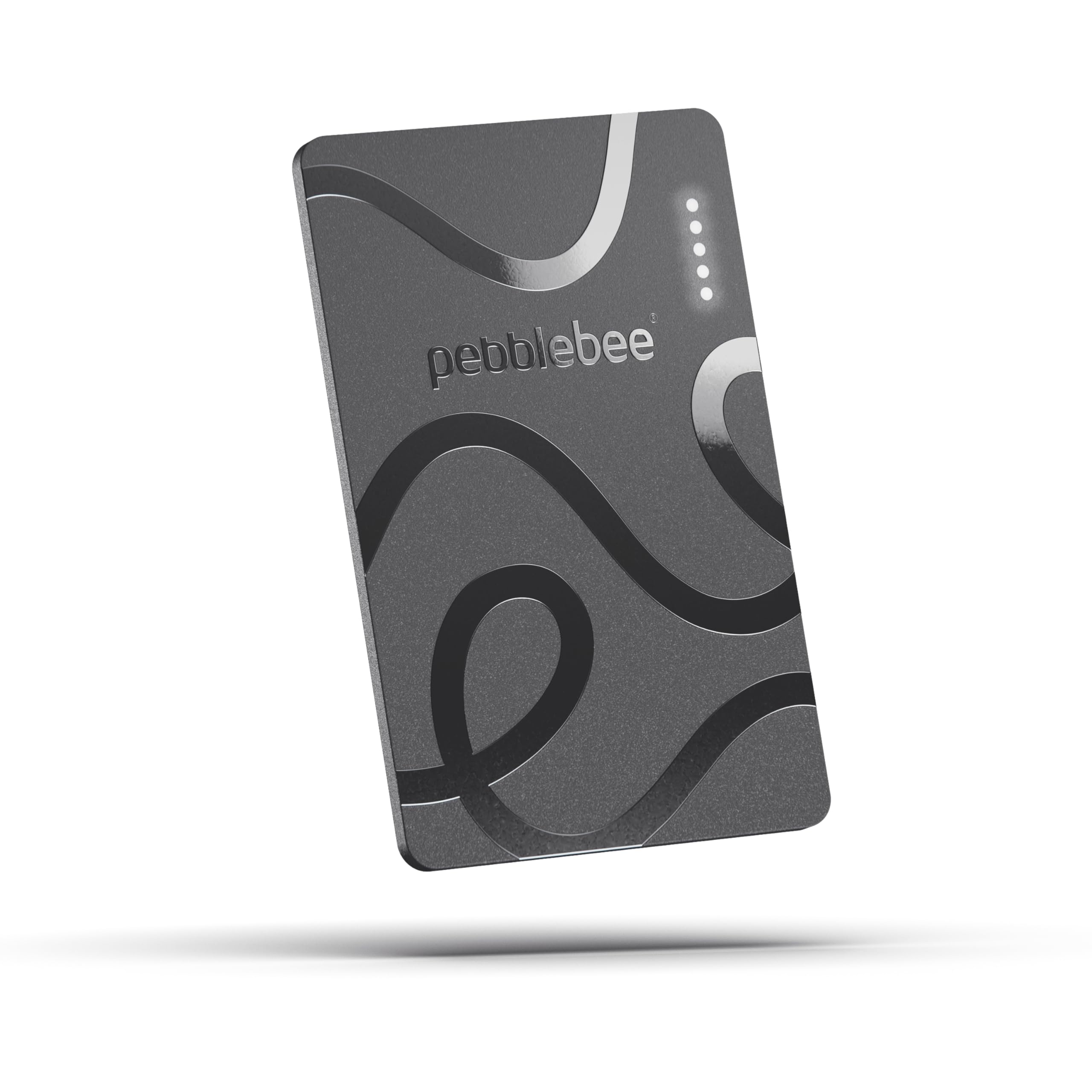Pebblebee Card Universal (2024) - Rechargeable Slim Item Tracker | Alternative to Air Tag & Android Trackers | 18-Month Battery Life | Works with Both Android & iOS Find My Apps | LED & Sound Alerts