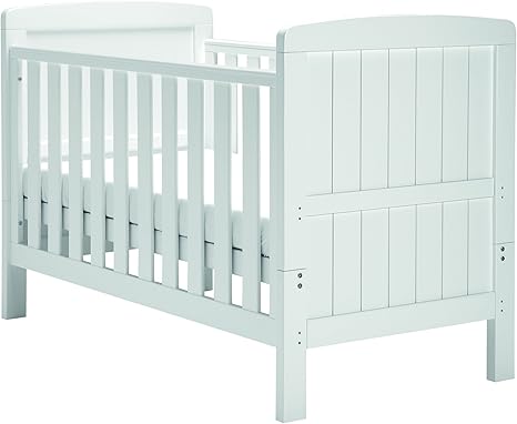 east coast hudson cot bed white