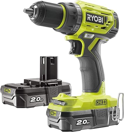 Perceuse Visseuse Ryobi 18v One Plus Brushless 2 Batteries 2 0ah 1 Chargeur Rapide R18dd7 220s Amazon Fr Bricolage