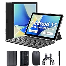Android 15 Tablet 10 Inch, 18GB RAM+128GB ROM/2TB