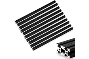 SeekLiny 10PCS V Slot 2020 Aluminum Extrusion European Standard 1220mm(48 inch) Length Anodized Extruded Aluminum for CNC DIY 3D Printer and Industrial Bracket Making