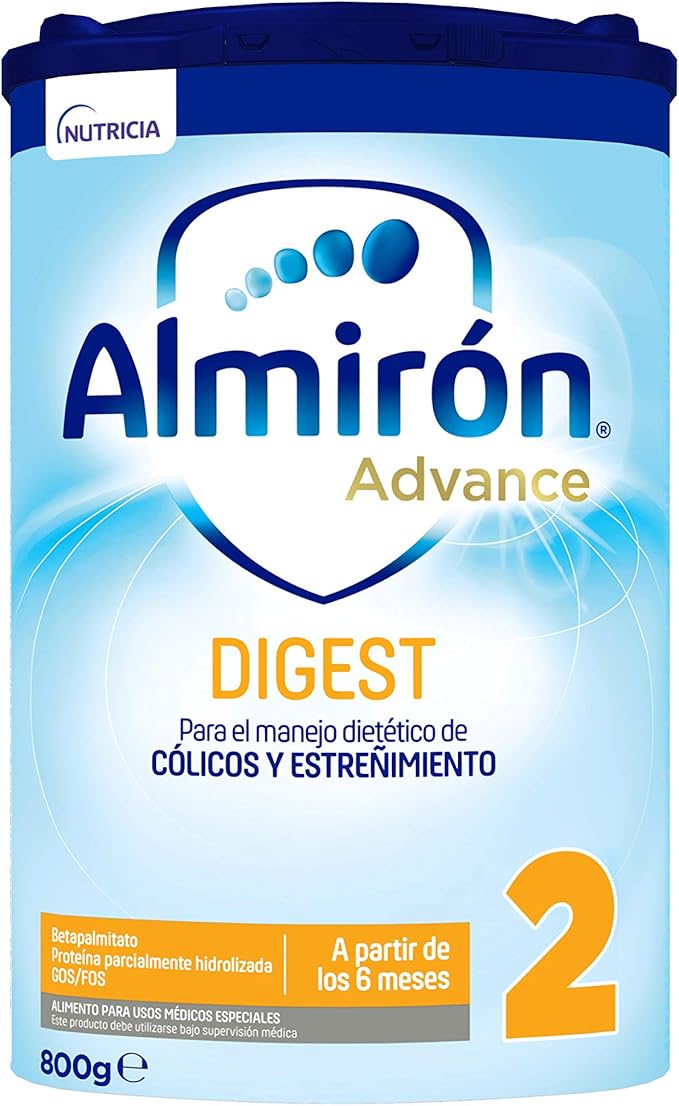 Almirón Advance Digest 2 Leche de Fórmula Anti-Colico y Anti-Estreñimiento en Polvo Desde Los 6 Meses 800 g: Amazon.es: Alimentación y bebidas