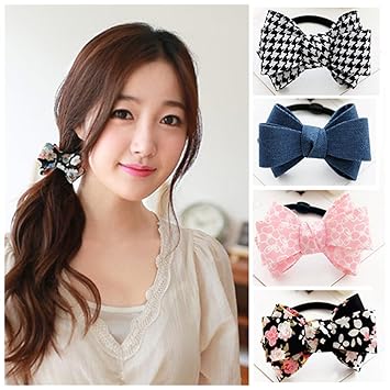 Amazon Com Lovef Boutique Baby Girls Women Bow Hair Tie Decor