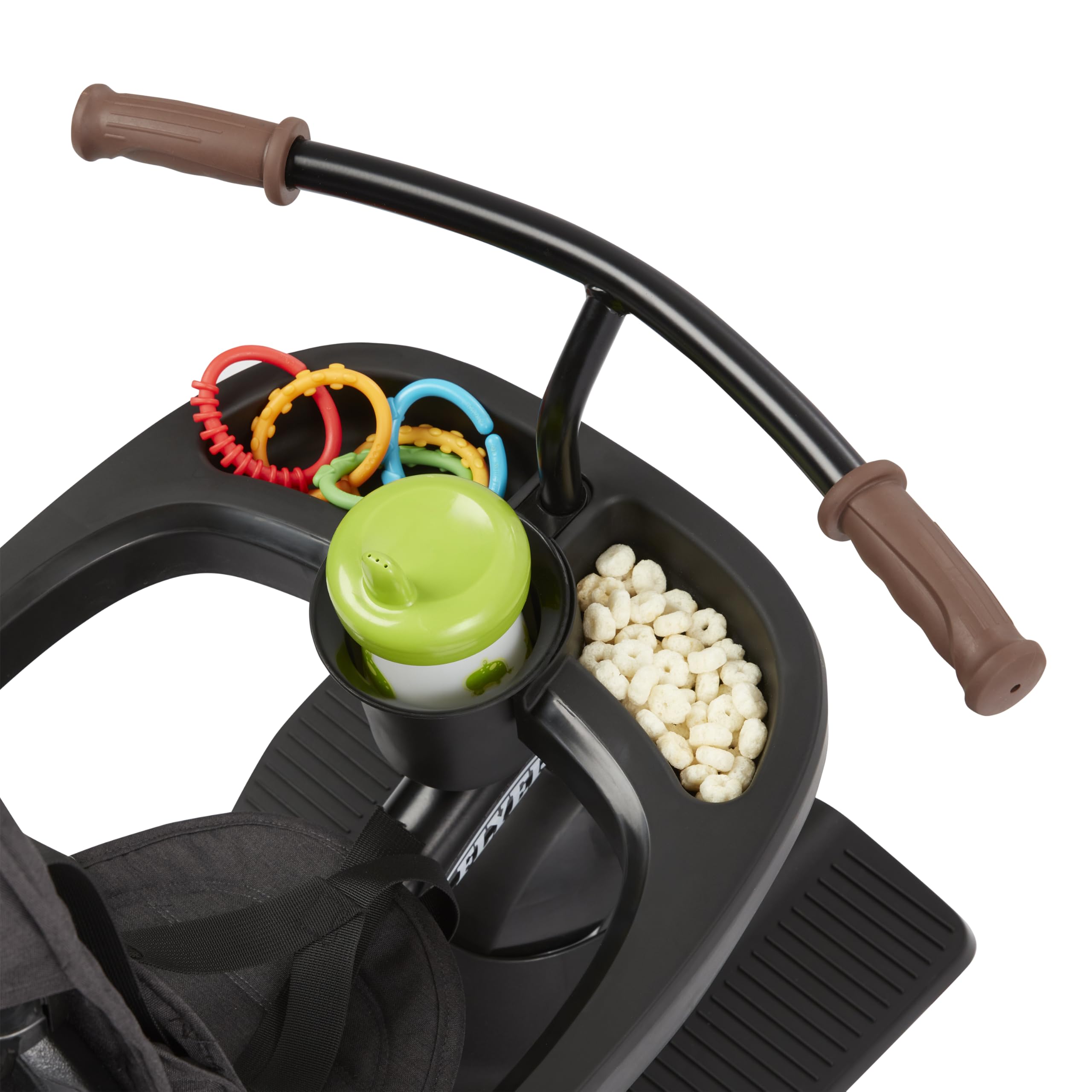 Toddler Bike, Kids Bike, Tricycle Toddler Toys for Ages 2-4, Baby Toy, Radio Flyer 4-in-1 Stroll 'N Trike, for Ages 1-5 Years, Black