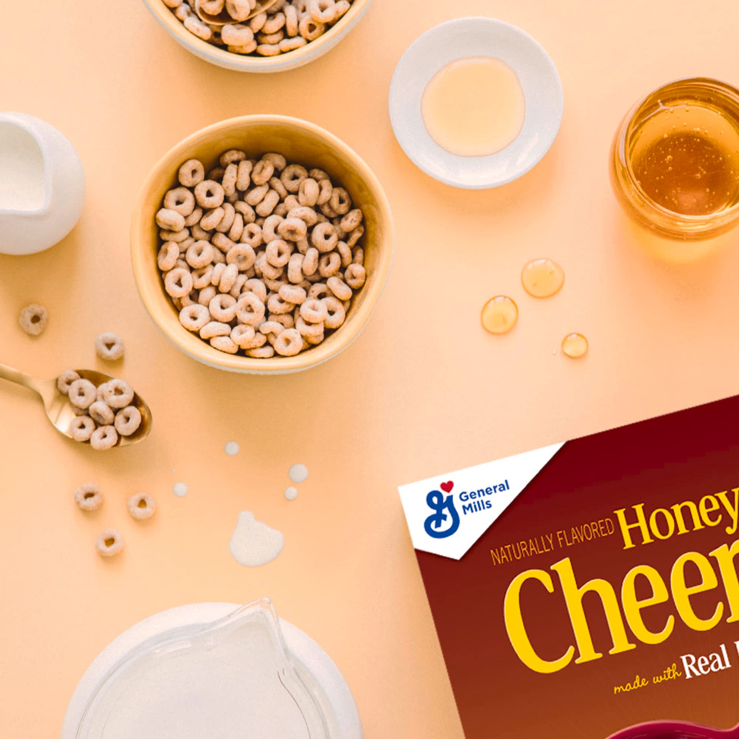 Cheerios Honey Nut Cheerios Heart Healthy Breakfast Cereal, Gluten Free