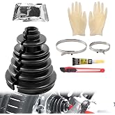 LoraAuto CVS18 Split Type CV Boot Split CV Axle Boot Repair Kit | Fits Shaft 0.87in, 2.28in Height Cracked Torn CV Joint Replacement Can be trimmed to size as needed