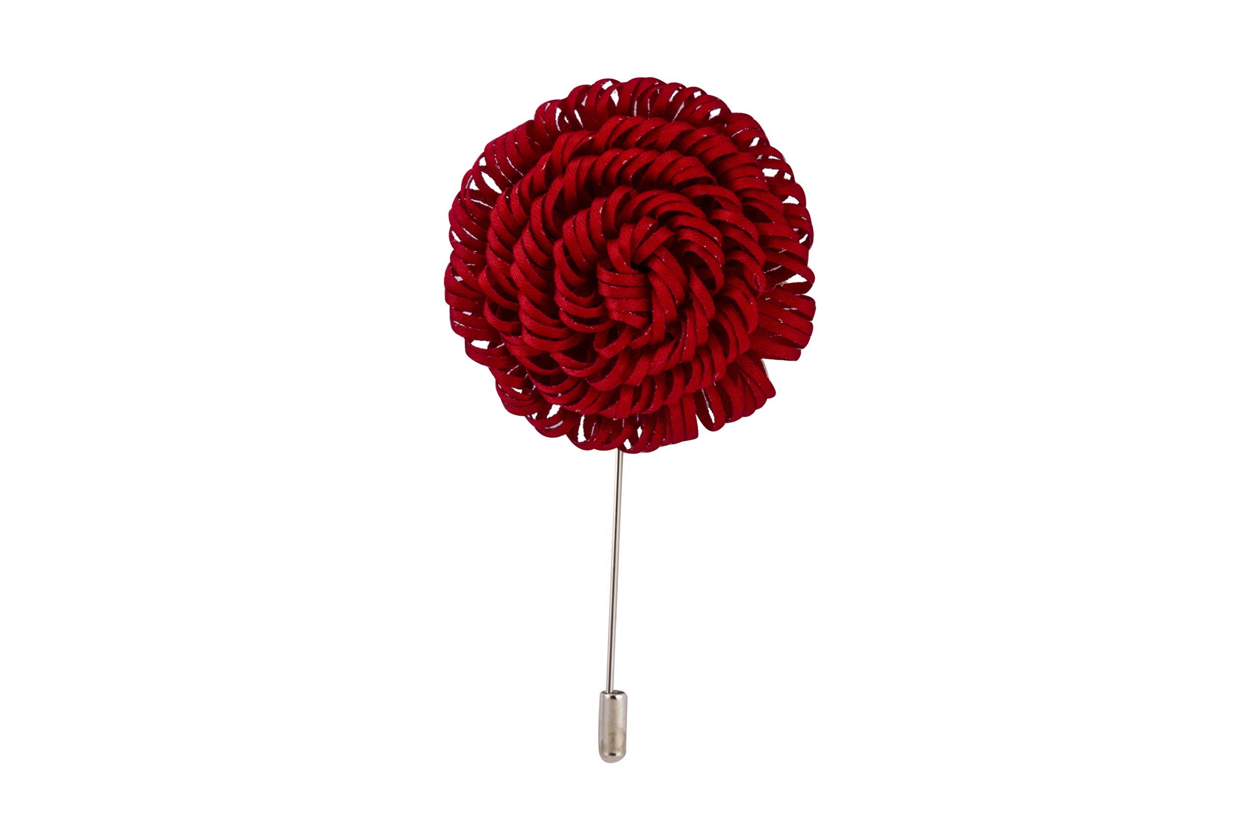 Brooch Lapel Pin for Men Men's Lapel Pin Handmade Lapel Flower Stick Boutonniere Pin with a Gift Box for Suit Wedding Groom LP-35