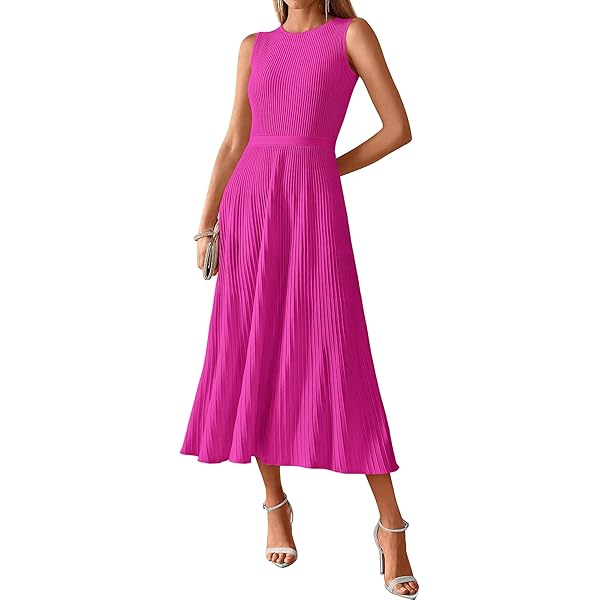 Women's Summer Tank Midi Dress with Pockets, Sleeveless A-Line Sun Dresses  Casual T-Shirt Dress Flowy Beach Sundress, Army Green Small at Amazon Women's  Clothing store