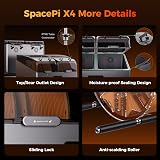 Creality Filament Dryer 4-Spool SpacePi X4 Dual Heating 85C Dehumidifier view 8