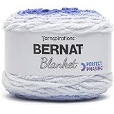 Spinrite Bernat Blanket Perfect Phasing Yarn-Dark Blue