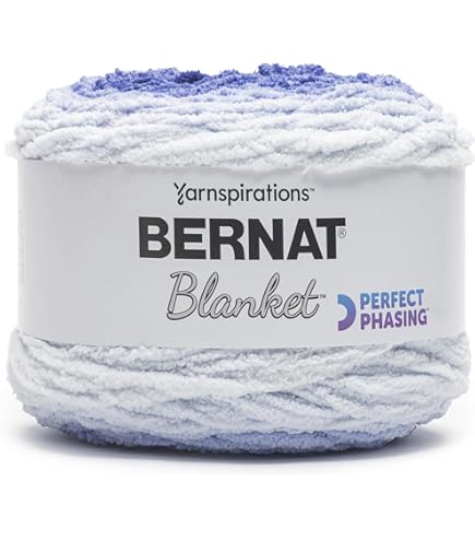 Amazon.com: Bernat Blanket Extra Thick Perfect Phasing Purple