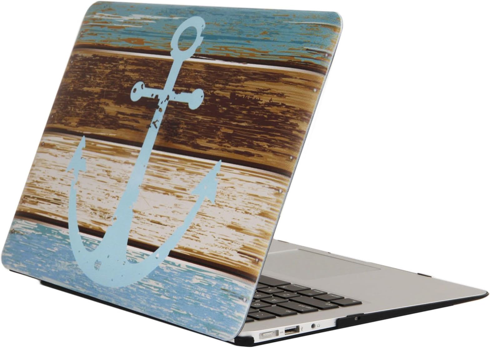 YMIX Plastic Cover Snap on Hard Protective Case for 2016 Pro 15" with Touch Bar (A1707) , 01 Anchor