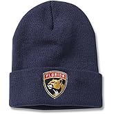AMERICAN NEEDLE National Hockey League Officially Licensed NHL Team Unisex Beanie Hat, Cuffed Knit Collection Headwear