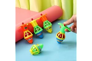 OFIGAS 20PCS Light Up Flashing Spinning Tops, LED Light Up Flashing UFO Spinning Tops，Gyroscope Novelty Bulk Toys Party Favors for Stress Relief Toys