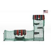 Kittywalk Town &amp; Country Collection Outdoor Cat Enclosure - Green