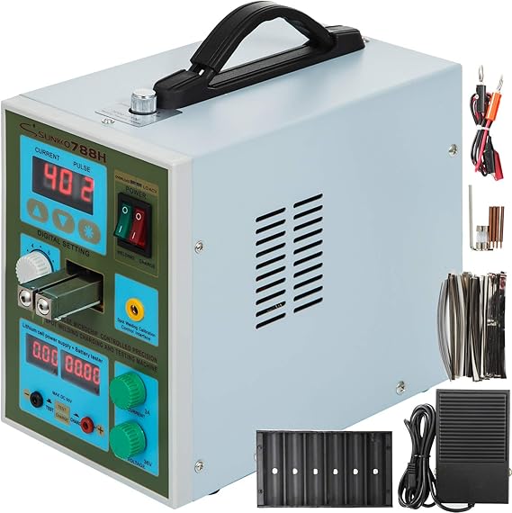 Moracle Máquina de Soldadura por Puntos LED Portátil 220V 