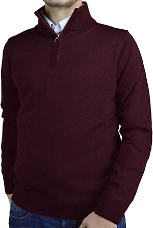 maglioni con zip uomo
