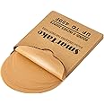 SMARTAKE 200 Pcs Unbleached Parchment Paper Baking Sheets Round, 8 Inches Non-Stick Precut Baking Parchment, for Baking Grill
