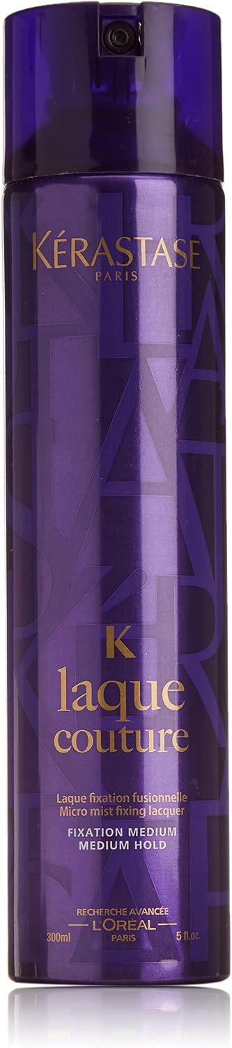 Kérastase Coiffage Couture, Anti-Frizz Hair Spray, Medium Hold, for All Hair Types Anti-Humidity with Flyaway Control