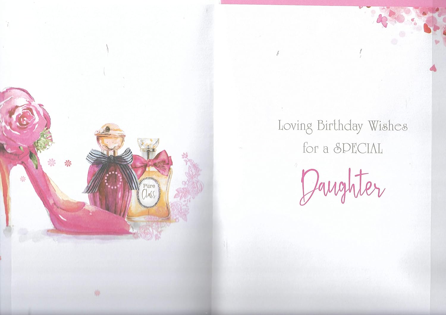 Birthday Large Greeting Card to Daughter 17.5 x 27.5 Cm On Your Birthday Daughter May It Sparkle Just Like You - Image 3
