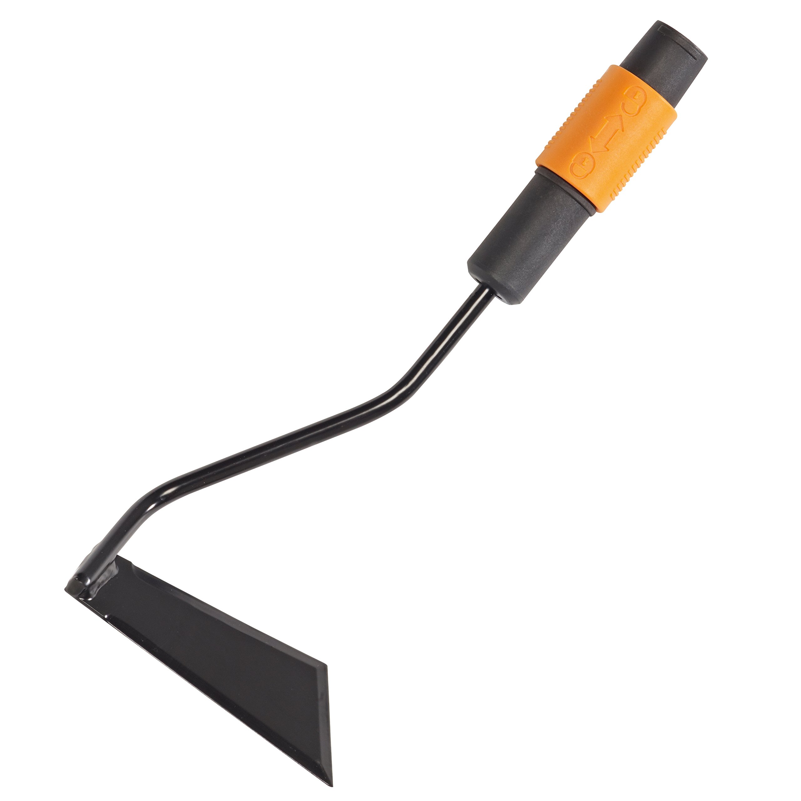 Fiskars QuikFit Hoe 3 functions, Tool Head, Width: 13 cm, Steel, Black/Orange, 1000682