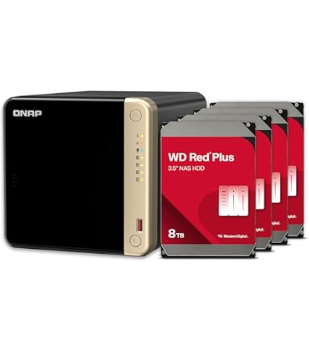 Amazon.com: QNAP 4 Bay NAS with 24TB Storage Capacity