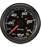 AUTO METER Autogage 2395 – Öl-/Ampere-/Wasser-Anzeige, Chrom-Konsole, 2 5/8 Zoll (6,5 Cm), Voll Mechanisch