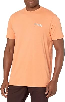 Camiseta gráfica para Hombre, Melocotón Brillante/Biber, S