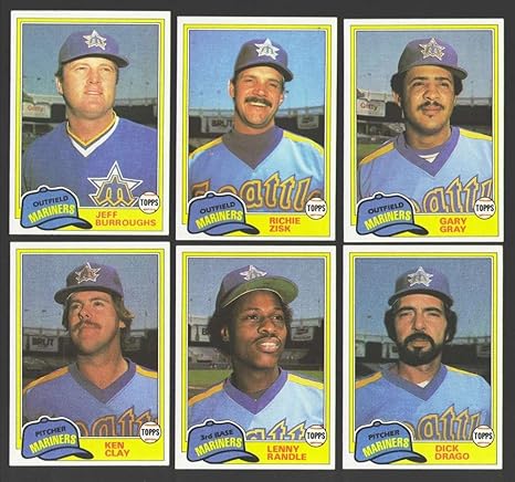 1981 Topps Traded SEATTLE MARINERS Team Set Collectibles