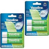 Vaseline Lip Therapy Aloe Vera, Stick, 48 Hour Hydration, 2 Count