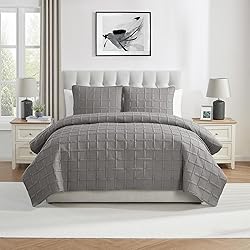 VCNY Home - King Quilt Set, Pinsonic Bedding with