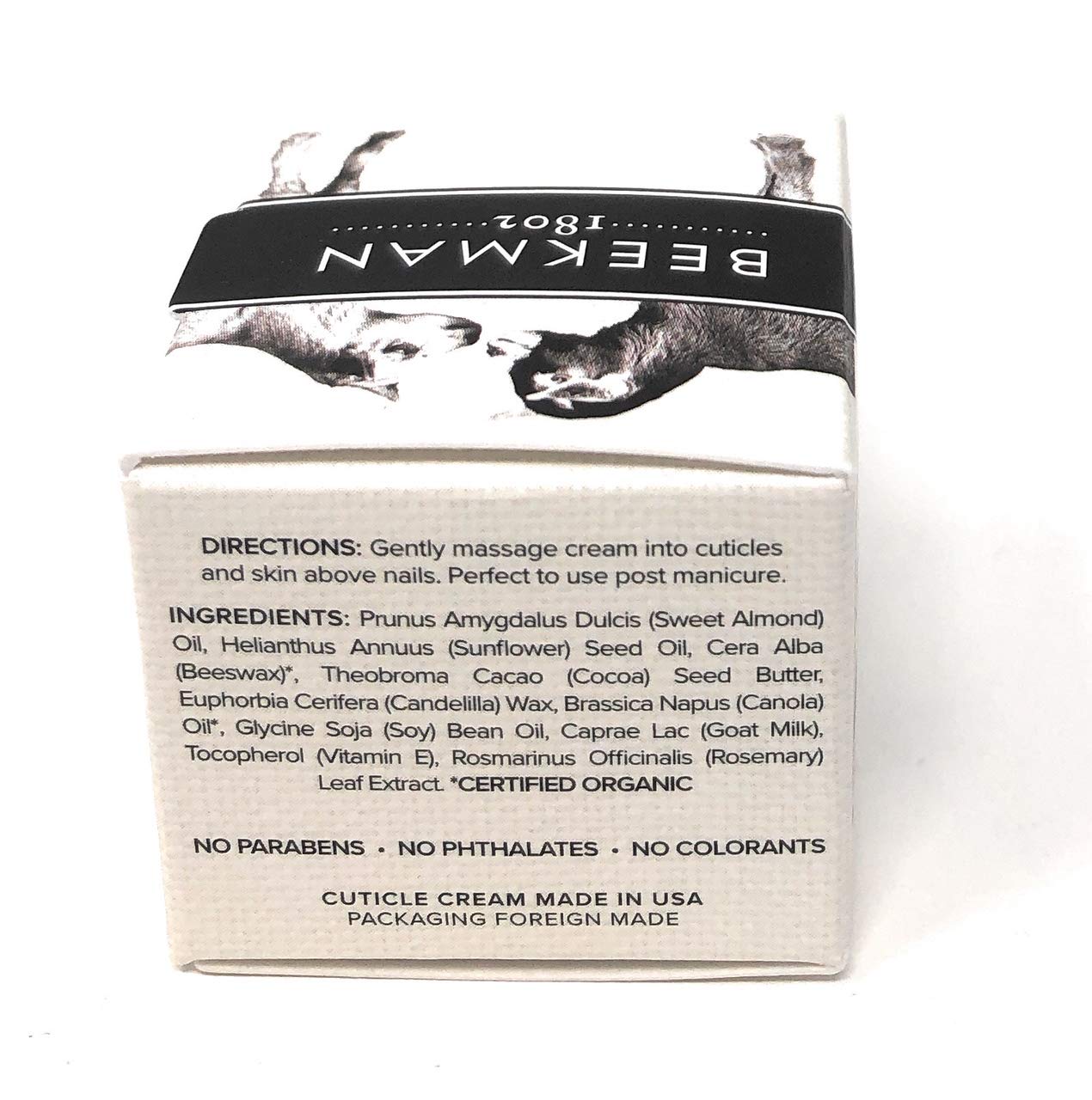 Beekman 1802 Vanilla Absolute Pure Goat Milk Cuticle Cream 0.3 ounces: Beauty