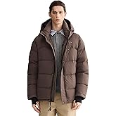 Orolay Men's Puffer Down Jacket with Detachable Hood Versatile Quilted Thicken Winter Jacket