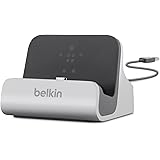Belkin Micro-USB Charge and Sync Desktop Dock with 3 ft cable for Android, Samsung Galaxy S3/S4/S5/S6/S6 Edge/S7/S7 Edge/Note/Note 2/8.0/10.1 - Silver