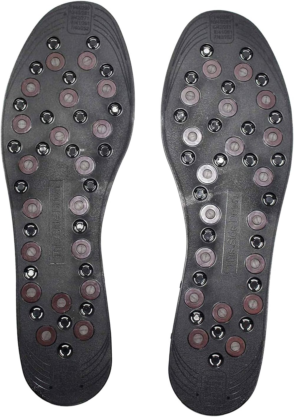 Nikken 1 mStrides Insoles, 20211, Men Shoe Sizes 7 to 12, Pair, Cut to Fit, Magnetic Therapy, Improve Blood Circulation, Kenko: Health & Personal Care