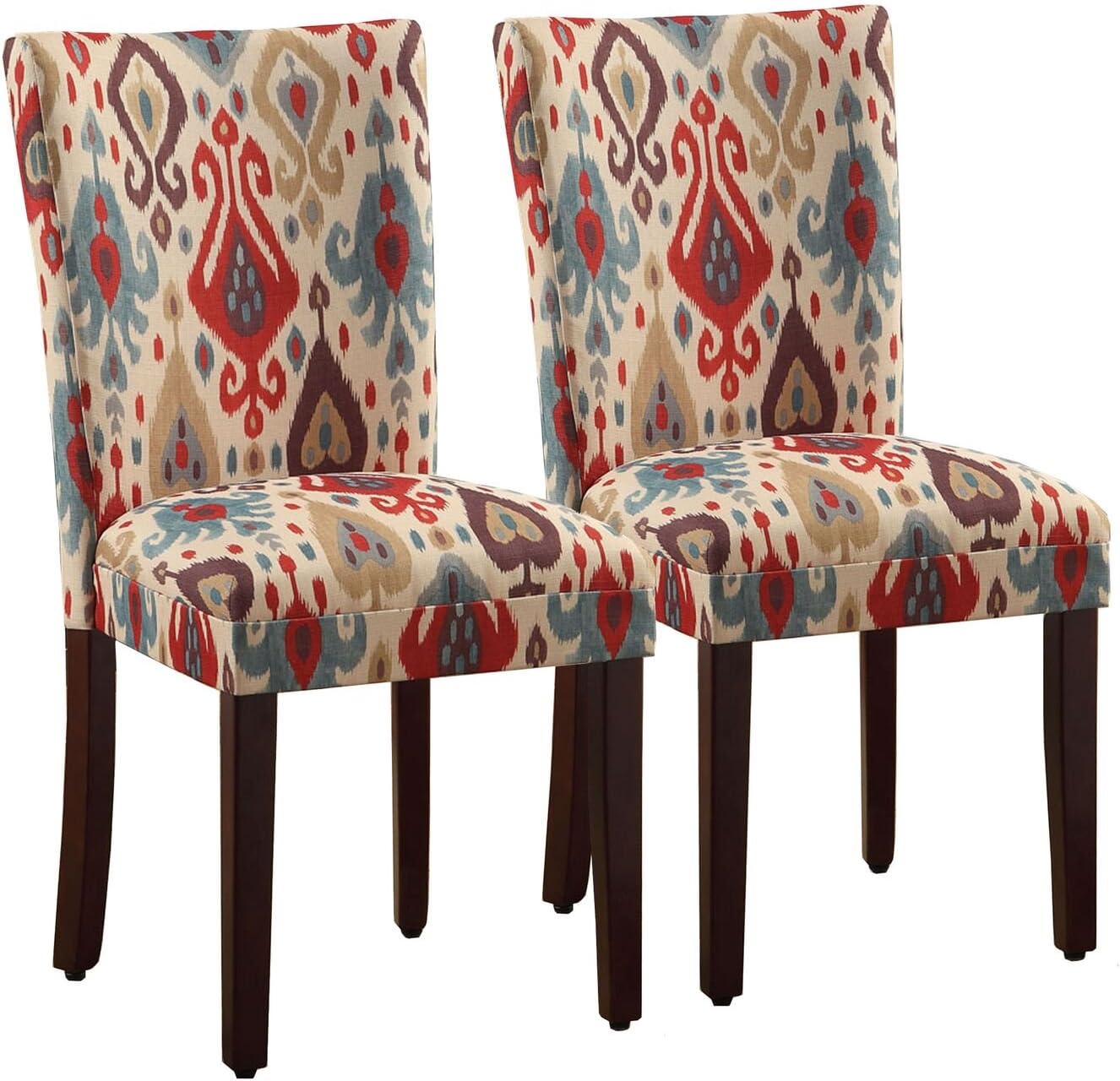 HomePop Parsons Upholstered Accent Dining Chair, Set of 2, Sienna - Chairs