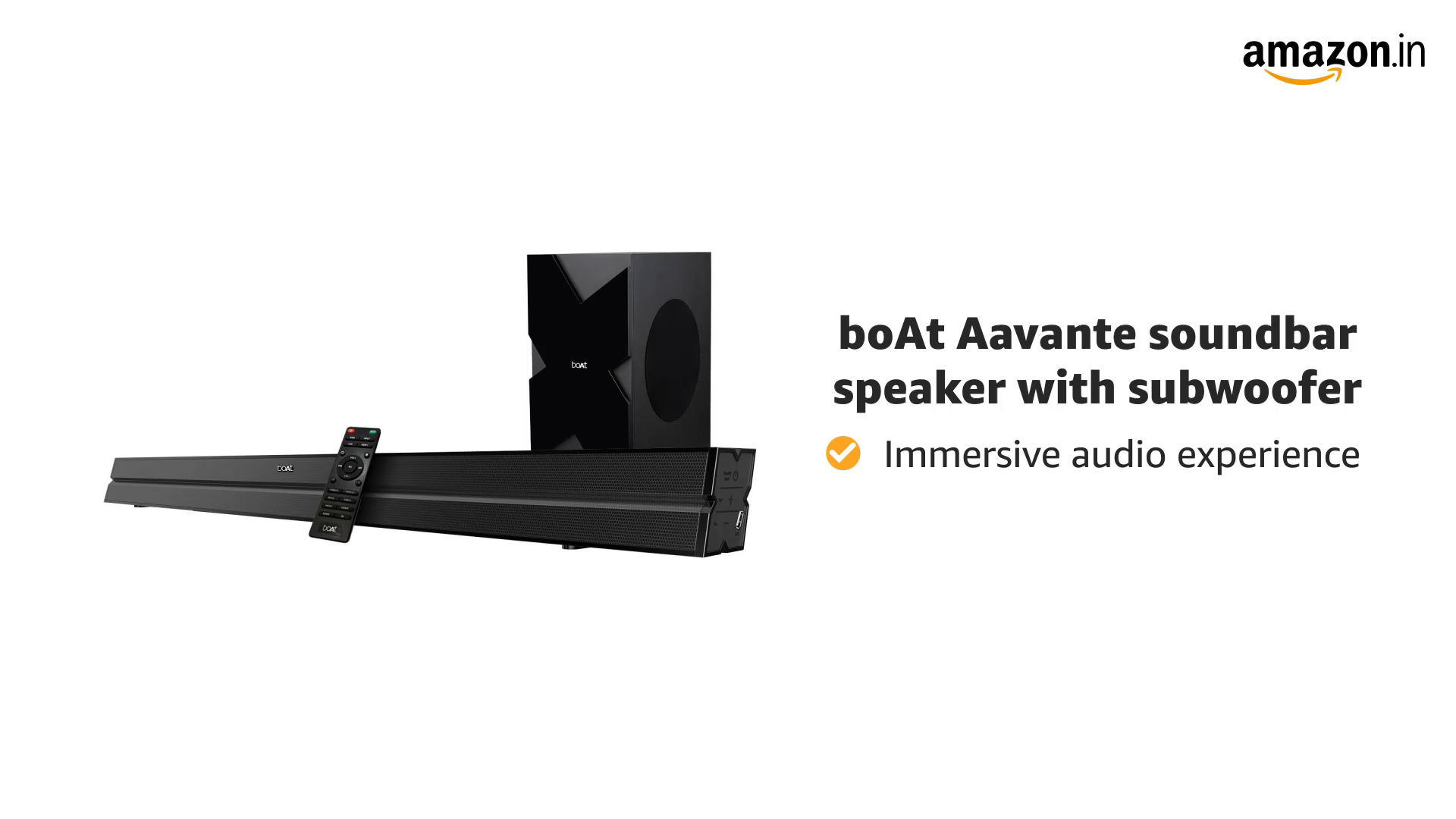 boat aavante bar 1500 wireless bluetooth soundbar