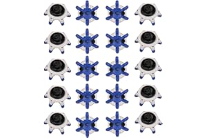 VIDELLY 20 Pieces Golf Shoe Spikes Soft Spike Replacement Bulk Spike Cleats Easy to Change Studs Replacement Golf Shoes Spike