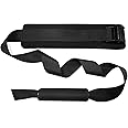 Nordic Hamstring Curl Strap - Nordic Curl & Leg Exercise Assisted Strap for Weight Bench & Door - Sit Ups & Glute Workout Aid Belt
